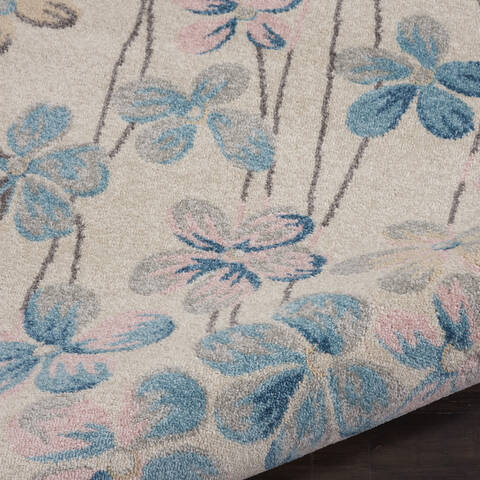 Nourison Tranquil Beige 80 X 100 Area Rug 805-115055 Image 2