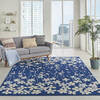Nourison Tranquil Blue 80 X 100 Area Rug  805-115059 Thumb 3