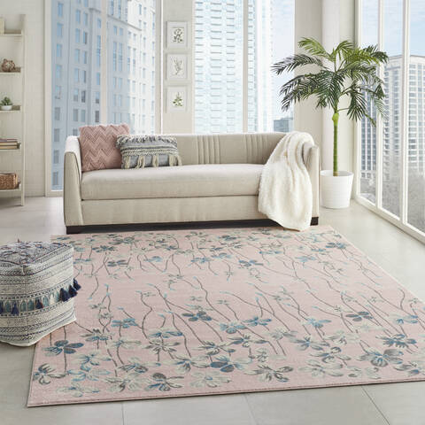 Nourison Tranquil Purple 810 X 1110 Area Rug 805-115064 Image 5