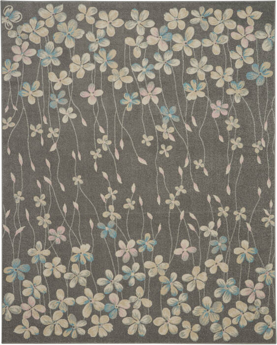 Nourison Tranquil Grey 80 X 100 Area Rug 805-115067 Image 0