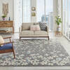 Nourison Tranquil Grey 80 X 100 Area Rug  805-115067 Thumb 3