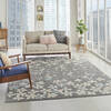 Nourison Tranquil Grey 80 X 100 Area Rug 805-115067 Thumb 5