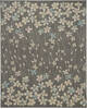 Nourison Tranquil Grey 80 X 100 Area Rug  805-115067 Thumb 0