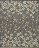 Nourison Tranquil Grey 80 X 100 Area Rug 805-115067 Thumb 0