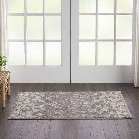 Nourison Tranquil Grey 20 X 40 Area Rug 805-115069 Image 3