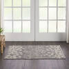 Nourison Tranquil Grey 20 X 40 Area Rug  805-115069 Thumb 3