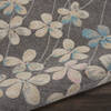 Nourison Tranquil Grey Round 53 X 53 Area Rug 805-115070 Thumb 2
