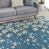 Nourison Tranquil Blue 80 X 100 Area Rug  805-115071 Thumb 4