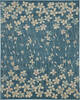 Nourison Tranquil Blue 80 X 100 Area Rug  805-115071 Thumb 0