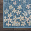 Nourison Tranquil Blue 20 X 40 Area Rug  805-115073 Thumb 1
