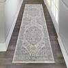 Nourison Tranquil Grey Runner 23 X 73 Area Rug  805-115075 Thumb 3