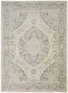 Nourison Tranquil Beige Rectangle 5x7 ft Polypropylene Carpet 115077