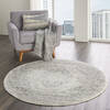 Nourison Tranquil Beige Round 53 X 53 Area Rug  805-115082 Thumb 5
