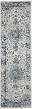 Nourison Tranquil Beige Runner 2'3" X 7'3" Area Rug  805-115083