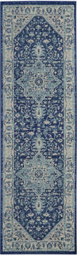 Nourison Tranquil Beige Runner 6 to 9 ft Polypropylene Carpet 115084