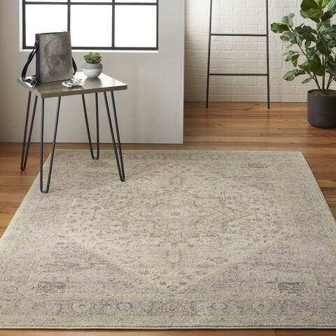 Nourison Tranquil Beige 40 X 60 Area Rug 805-115089 Image 3