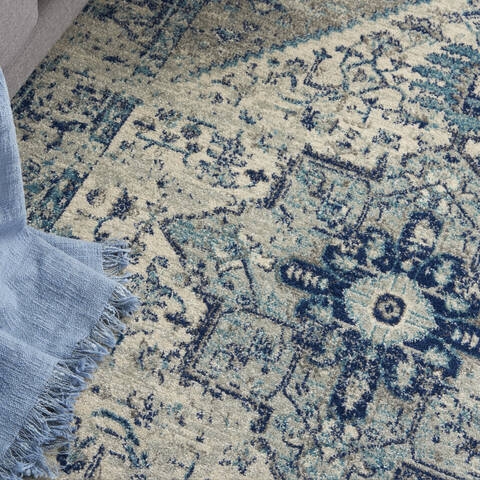 Nourison Tranquil Beige 53 X 73 Area Rug 805-115093 Image 4