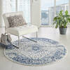 Nourison Tranquil Beige Round 53 X 53 Area Rug 805-115098 Thumb 3