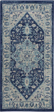 Nourison Tranquil Beige Rectangle 2x4 ft Polypropylene Carpet 115101