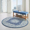 Nourison Tranquil Beige Round 53 X 53 Area Rug 805-115102 Thumb 5