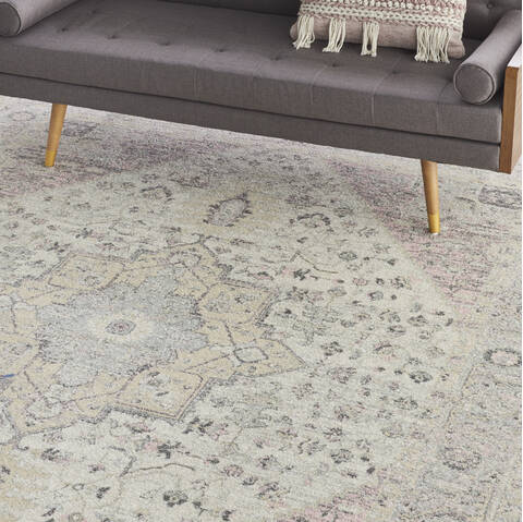 Nourison Tranquil Beige 810 X 1110 Area Rug 805-115104 Image 4
