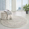 Nourison Tranquil Beige Round 53 X 53 Area Rug  805-115106 Thumb 3