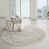 Nourison Tranquil Beige Round 53 X 53 Area Rug  805-115106 Thumb 5