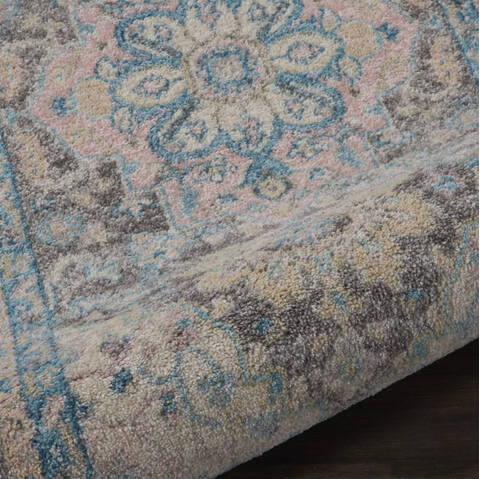 Nourison Tranquil Grey Runner 23 X 73 Area Rug 805-115108 Image 2