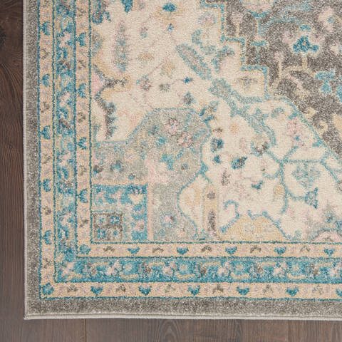 Nourison Tranquil Grey 40 X 60 Area Rug 805-115109 Image 1