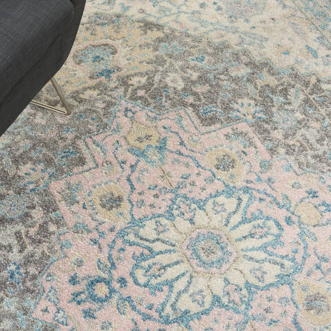 Nourison Tranquil Grey 40 X 60 Area Rug 805-115109 Image 4