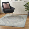Nourison Tranquil Grey 40 X 60 Area Rug 805-115109 Thumb 5