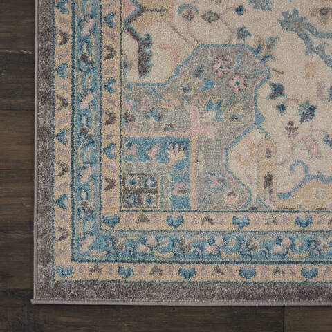 Nourison Tranquil Grey 810 X 1110 Area Rug 805-115120 Image 1