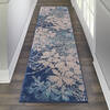 Nourison Tranquil Blue Runner 23 X 73 Area Rug 805-115124 Thumb 3