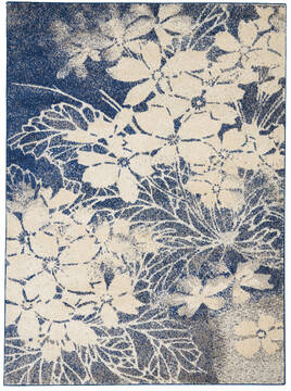 Nourison Tranquil Beige 5'3" X 7'3" Area Rug  805-115125