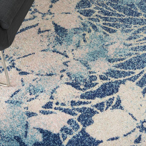Nourison Tranquil Blue 53 X 73 Area Rug 805-115127 Image 4