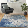 Nourison Tranquil Blue 53 X 73 Area Rug 805-115127 Thumb 3