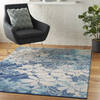 Nourison Tranquil Blue 53 X 73 Area Rug 805-115127 Thumb 5