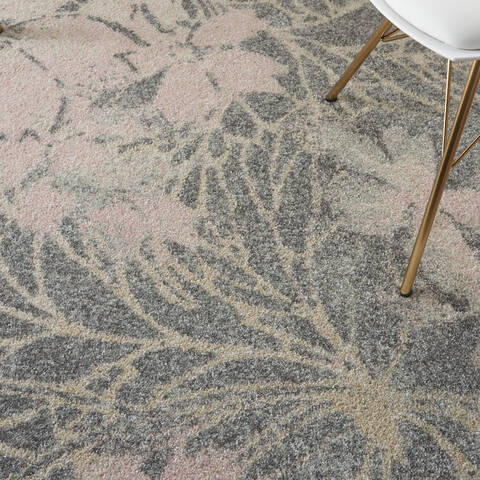 Nourison Tranquil Grey 40 X 60 Area Rug 805-115130 Image 4