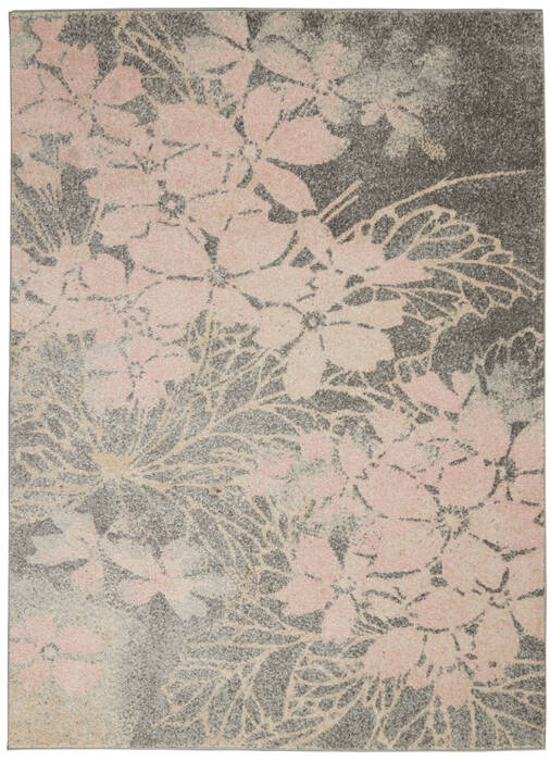 Nourison Tranquil Grey 60 X 90 Area Rug 805-115131 Image 0