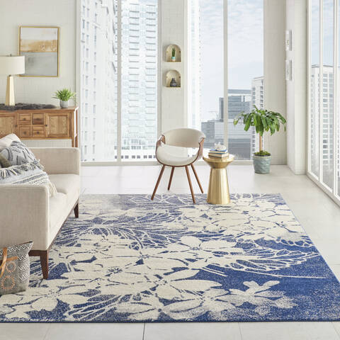 Nourison Tranquil Beige 810 X 1110 Area Rug 805-115135 Image 3