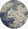 Nourison Tranquil Beige Round 53 X 53 Area Rug 805-115137 Thumb 0