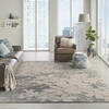 Nourison Tranquil Grey 80 X 100 Area Rug  805-115138 Thumb 3