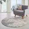 Nourison Tranquil Grey Round 53 X 53 Area Rug  805-115141 Thumb 5