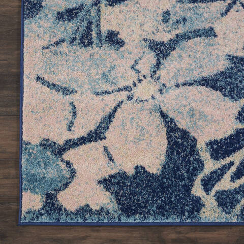 Nourison Tranquil Blue 810 X 1110 Area Rug 805-115143 Image 1