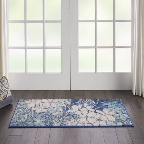Nourison Tranquil Blue 20 X 40 Area Rug 805-115144 Image 3