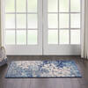 Nourison Tranquil Blue 20 X 40 Area Rug  805-115144 Thumb 3