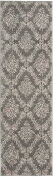 Nourison Tranquil Grey Runner 2'3" X 7'3" Area Rug  805-115147