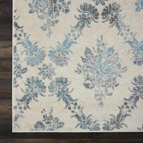 Nourison Tranquil Beige Runner 23 X 73 Area Rug 805-115148 Image 1