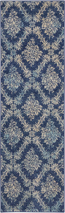 Nourison Tranquil Blue Runner 23 X 73 Area Rug 805-115149 Image 0