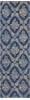 Nourison Tranquil Blue Runner 23 X 73 Area Rug  805-115149 Thumb 0